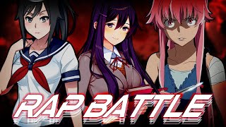 【RAP BATTLE】 The Yandere Rap Battle Part 1 [upl. by Rondi]