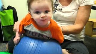 Infant Phys Therapy  Torticollis exercisesPart3 [upl. by Nimzay]