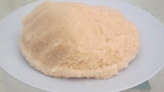 How to make gari Eba  African Food recipe [upl. by Yseulta]