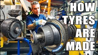 HOW A MICHELIN MOTORSPORT TYRE IS MADE Inside the factory [upl. by Naivart]