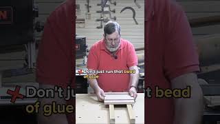 How To Use Wood Glue Properly Woodworking Tip [upl. by Hollington]