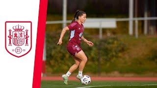 Último entrenamiento de la SELECCIÓN FEMENINA previo al España vs Bélgica  UEFA Nations League [upl. by Wiencke]