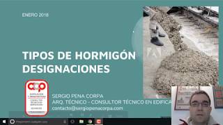 Tipos de hormigón  designaciones  tutorial [upl. by Pippy]