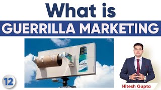 What is Guerrilla Marketing in Hindi  Guerrilla Marketing Ideas  Guerrilla Marketing Hitesh Gupta [upl. by Hazrit]