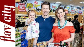 Trader Joes Family Haul  Shop With Us [upl. by Yanehs]