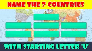 Geography Lists Challenge 🌎 Geography Quiz [upl. by Aidne]