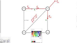 Coulombs Law and Electric Field 4 Charges [upl. by Gabrielson611]