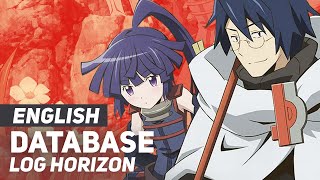 Log Horizon  quotDatabasequot  ENGLISH Ver  AmaLee feat NateWantsToBattle amp Shawn Christmas [upl. by Nnylesor]