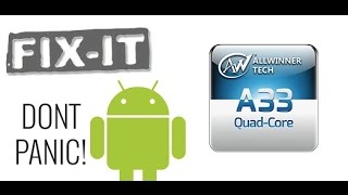 Allwinner A33 Tablet Unbrick and Hard Reset easy with PhoenixCard [upl. by Catherina]