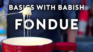 Cheese Fondue  Basics with Babish [upl. by Ahsaekal]