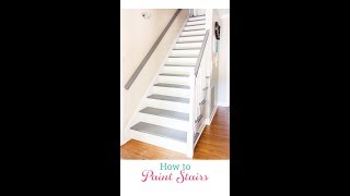 Your Guide for Painting Stairs [upl. by Fradin]