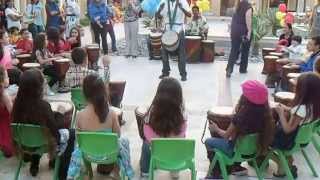 African Drumming with kids [upl. by Verine337]