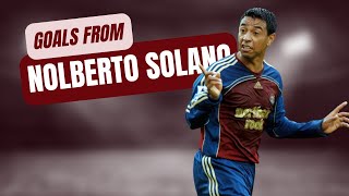 A few career goals from Nolberto Solano [upl. by Lucic]