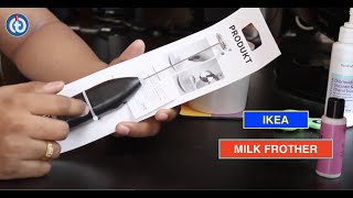 IKEA MILK FROTHER Review amp Battery Installation [upl. by Salangi308]