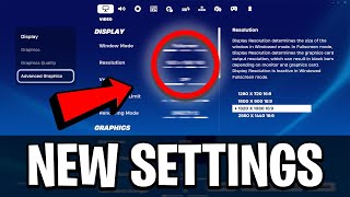 NEW FORTNITE SETTINGS Explained NEW Movement UI Revamp amp More [upl. by Marr417]