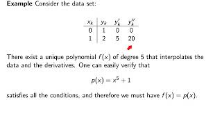 Ch02n3 Hermite interpolation [upl. by Sorenson]