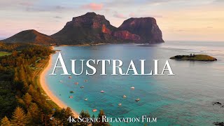 Australia 4K  Scenic Relaxation Film With Calming Music [upl. by Inol]