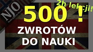 Zwroty po angielsku  Język angielski darmowy kurs  500 zwrotów [upl. by Okiruy]