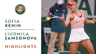 Sofia Kenin vs Liudmila Samsonova  Round 1 Highlights I RolandGarros 2020 [upl. by Naz]