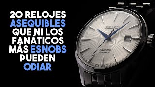 20 Relojes Asequibles Que Ni Los Fanáticos Más Esnobs Pueden Odiar [upl. by Anoblav]