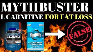 MYTHBUSTERS 2  L Carnitine Supplementation For Fat Loss [upl. by Belicia]