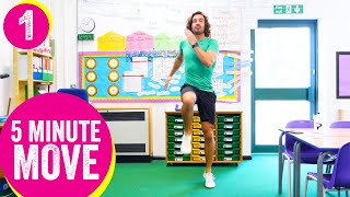 5 Minute Move  Kids Workout 1  The Body Coach TV [upl. by Uht]