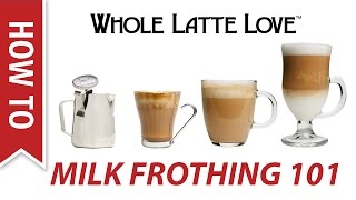 Milk Frothing for Beginners [upl. by Enytsirhc]