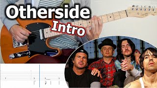 Red Hot Chili Peppers  Otherside Intro Guitar Riff with Tabs [upl. by Viridis]