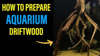 How To Prepare Driftwood for Aquarium [upl. by Centeno]