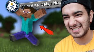 YesSmartyPie Vs World Record  Minecraft Baby Mode 😂 [upl. by Wahkuna]