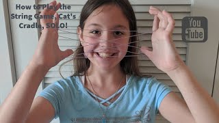 How To Play the String Game Cats Cradle SOLO [upl. by Thibault]