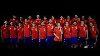 La Roja Baila Himno Oficial de la Selección Española Videoclip Oficial [upl. by Arzed]