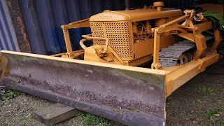 Vintage Cletrac Bulldozer at Higgins Heritage Park in Wakefield [upl. by Gellman]