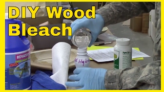 How to Make and Use Wood Bleach for Woodturning [upl. by Chet927]