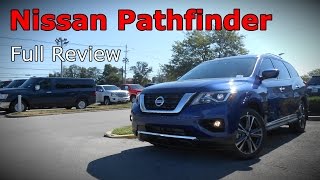 2017 Nissan Pathfinder Full Review  S SV SL amp Platinum [upl. by Iatnwahs]