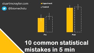 Ten Statistical Mistakes in 5 Min [upl. by Orfield508]