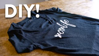 DIY Custom TShirt Printing Tutorial  Made Easy [upl. by Eromle]