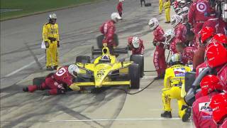 IndyCar Series Race at Chicagoland Highlights [upl. by Gabriellia]