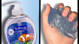 SOAP SLIME 💦 Testing NO GLUE SLIME Recipes [upl. by Llekim8]