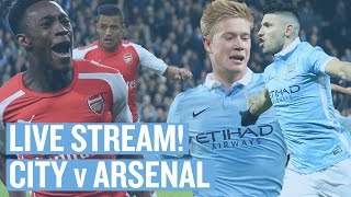 LIVE  Manchester City v Arsenal  CityTV Live Stream [upl. by Gerhan]