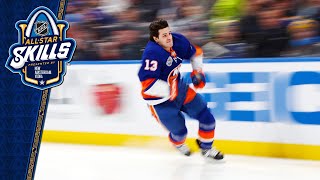 Barzal edges out McDavid for Fastest Skater crown [upl. by Isabel306]