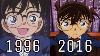 Detective Conan 1996 amp 2016 Comparison [upl. by Philemol260]