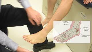 Anterior Drawer  Ankle ATFL [upl. by Ettenahc]