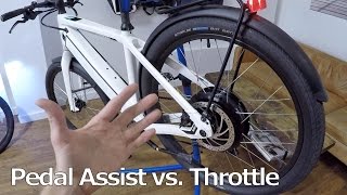 Pedal Assist vs Throttle Activated Electric Bike [upl. by Wind182]