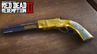 RED DEAD REDEMPTION 2  VOLCANIC PISTOL Weapons Customization amp Showcase [upl. by Erline]