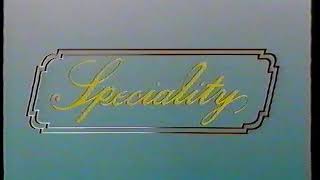 Speciality Video 1987 VHS UK Logo [upl. by Nnylodnewg]