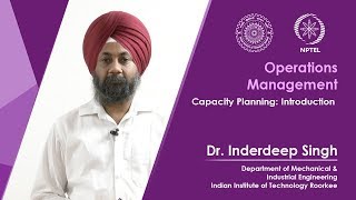 Lecture 29 Capacity Planning Introduction [upl. by Karlin]