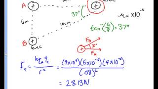 Coulombs Law with Angles [upl. by Coplin159]