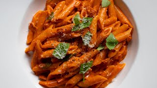 Penne Alla Vodka  Pasta with Vodka Sauce [upl. by Scevor515]