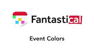 Fantastical  Custom Event Colors [upl. by Socin]